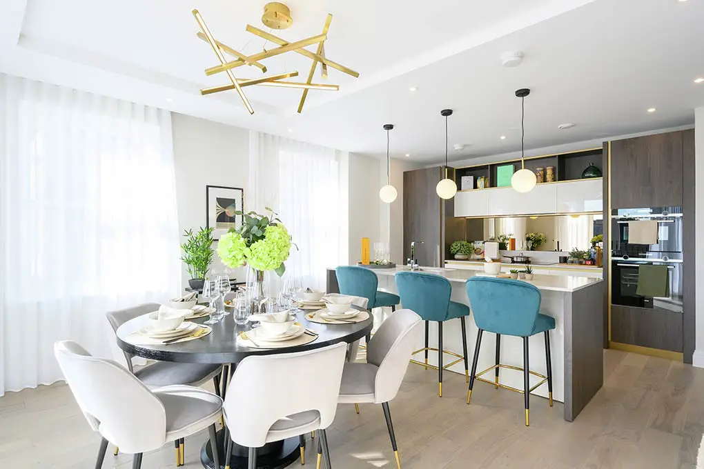 The kitchen of the show home at The Mansions Wimbledon. Call Berkeley on 020 8003 6139 - Property London: Architects & Property In London