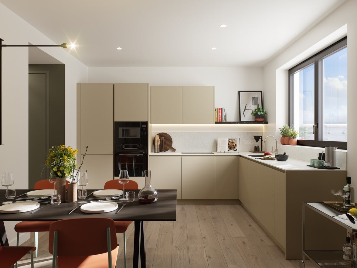 Peninsula Gardens kitchen - Property London