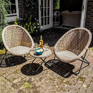 Dawsons Living Faux Rattan Bistro Set - Property London