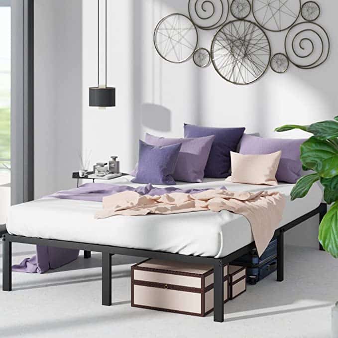 ZINUS Yelena 36 cm Metal Platform Bed - Property London